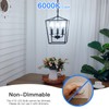 MAXvolador E12 LED Candelabra Light Bulbs 60W Equivalent, Cool White