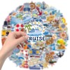 100 PCS Cruise Travel Stickers, Nautical Stickers, Travel Stickers for