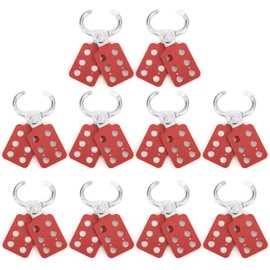 Cerrojo de Etiquetado, Cerrojo de Bloqueo de Etiqueta de 6 Orificios Cerrojo de Seguridad de 25 Mm/1,0 Pulgadas para Lugares Industriales Inflamables y Explosivos