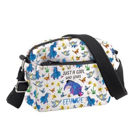 PLITI Eeyore Crossbody Bag Just a Gi-rl Who Loves Eeyore Gift Eeyore Lover Gift Eeyore Fans Gift Cartoon Character Fan Gift (Just loves Eey CBU)