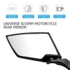 MASO Universal Motorcycle Side Mirrors 8mm/10mm Aluminum Diamond Style Motorcycle