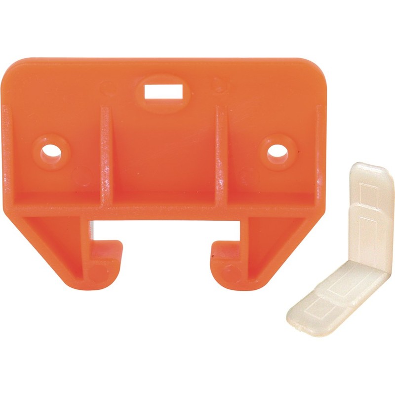 Prime-Line R 7152 Orange, Plastic Drawer Track Guide Kit (2