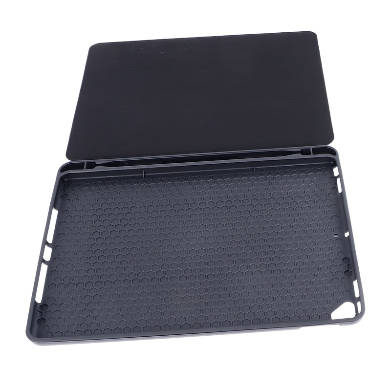 Tablet Case Black Soft TPU Precise Cutouts Pencil Holder Multi