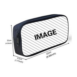 Coloranimal Boys Cool Football Pattern Pencil Case Stationery Supplies, Black Horse, Children's backpack