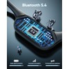 SAMVEK Bluetooth 5.4 Bone Conduction Headphones, Swimming Headphone are Waterproof