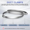 4 Inch Flexible Ducting Hose 12 Feet Black Aluminum Ducting