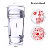 Libiuty Dual Head Clear Jelly Nail Art Stamper Extra 4pcs