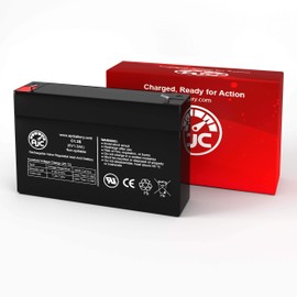 AJC Battery Compatible with Panasonic LC-R061R3PU 6V 1.3Ah Sealed Lead Acid Battery