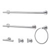 Elegant Lever Design Bathroom Accessories Single Towel Bar Robe Hooks