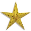 Beistle 24" Dimensional Foil Star, Gold (1/Pkg) - 12 Pack
