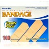 Pure-Aid Family Pack Bandages, Compare to Band-Aid, 4 Size total