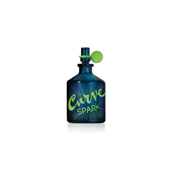 Men's Cologne Fragrance Spray by Curve, Casual Cool Day or Night Scent, Curve Spark, 2.5 Fl Oz