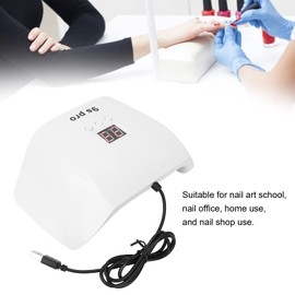 Secador de uñas LED UV, protección contra sobretemperatura, secado rápido, lámpara de curado de uñas de 120 W para uso doméstico para todos los pegamentos de uñas para salón de uñas