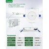 zouzai 12 Pack 4 Inch 6000K Ultra-Thin LED Recessed Light