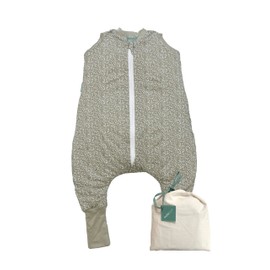 molis&co Baby Sleeping Bag with Feet and Socks, Ideal for Winter, Baby Sleep Sack with Legs, 2.5 TOG, 100% Cotton (OEKO-TEX 100), Premium Quality – Elm (70 cm)