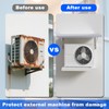 41.7in Outdoor Mini Split Cover Condenser Sun Shade, Air Conditioner