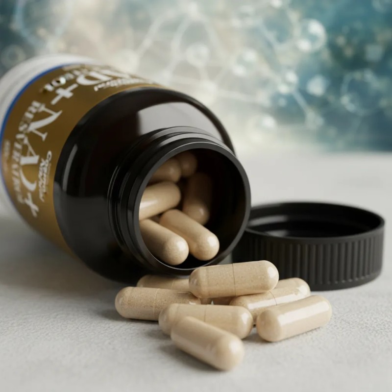 Cosmo Natural Nad+ Resveratrol 500mg 60 Cápsulas
