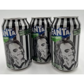 Fanta Lot 3 New Beetlejuice Fanta Haunted Spiced Apple Soda / Pop 12oz Can
