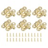sourcing map 6 Pcs Vintage Lock Clasp, 23 x 26mm