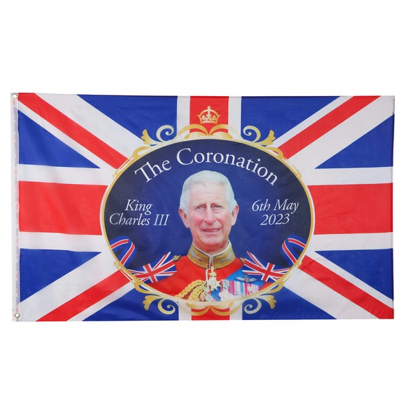 Toyland® 5ft x 3ft (150cm x 91cm) King Charles III