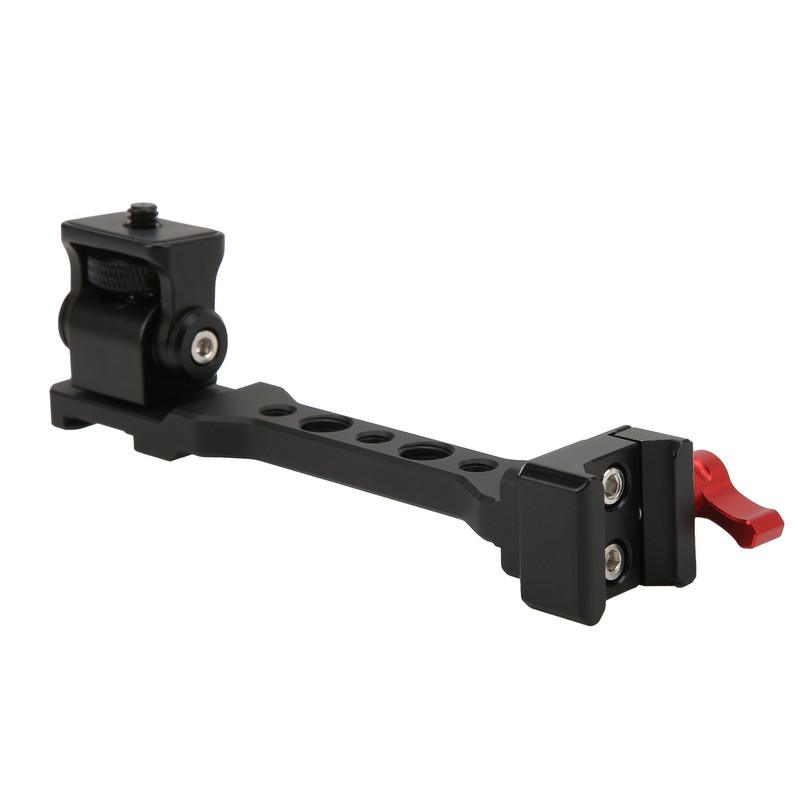 180° Rotatable Extension Bracket for Monitor Microphone LED Light for