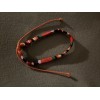 Boho NEW BOHO BRAID THREAD FRIENDSHIP BRACELET ADJUSTABLE THICKER ORANGE