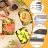 Waldeinsamkeit 12Pcs 316 Stainless Steel Food Storage Containers Airtight Lids