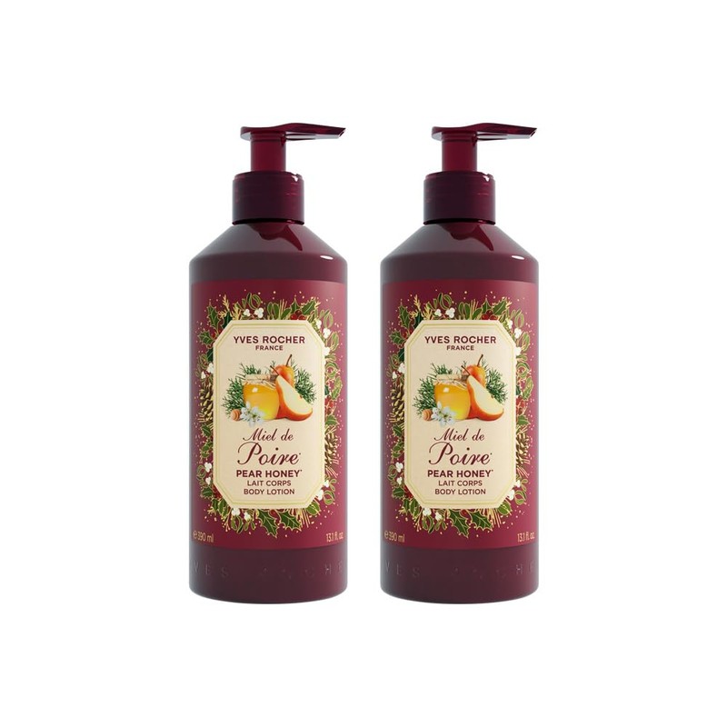 Pack de 2 Crema Corporal Hidratante Miel de Pera, Edición