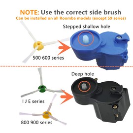 Side Brush Motor Module Replacement Parts Compatible for IRobot Roomba J7 J7+ i7 i7+ i3 i4 i6 i6+ i8 i8+ Plus E5 E6 Robot Vacuum Cleaner Error Report and Repair Maintenance Accessories