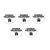 Set Quantity 5 Church Volunteer 2.25 in Pinback Buttons Pins
