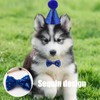 Pet Hat and Bow Tie, 2pcs/Set Dog Cat Birthday Cap