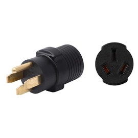 ONETAK NEMA 14-50P to 10-50R Compact 125V/250V 50 Amp Welder Welding Dryer Power Cord Adapter Adaptor Connector Connecter