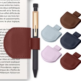 SESENSE Magnetic Pen Loop Holder Set - 5 Pcs Magnetic Pencil Holder for Notebooks, Journals, Calendars, Standard Size