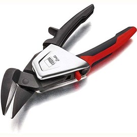 Bessey BESD39ASS-SB D39ASS-SB Right Hand Shape and Straight Cutting Snips, Black/Red, Size
