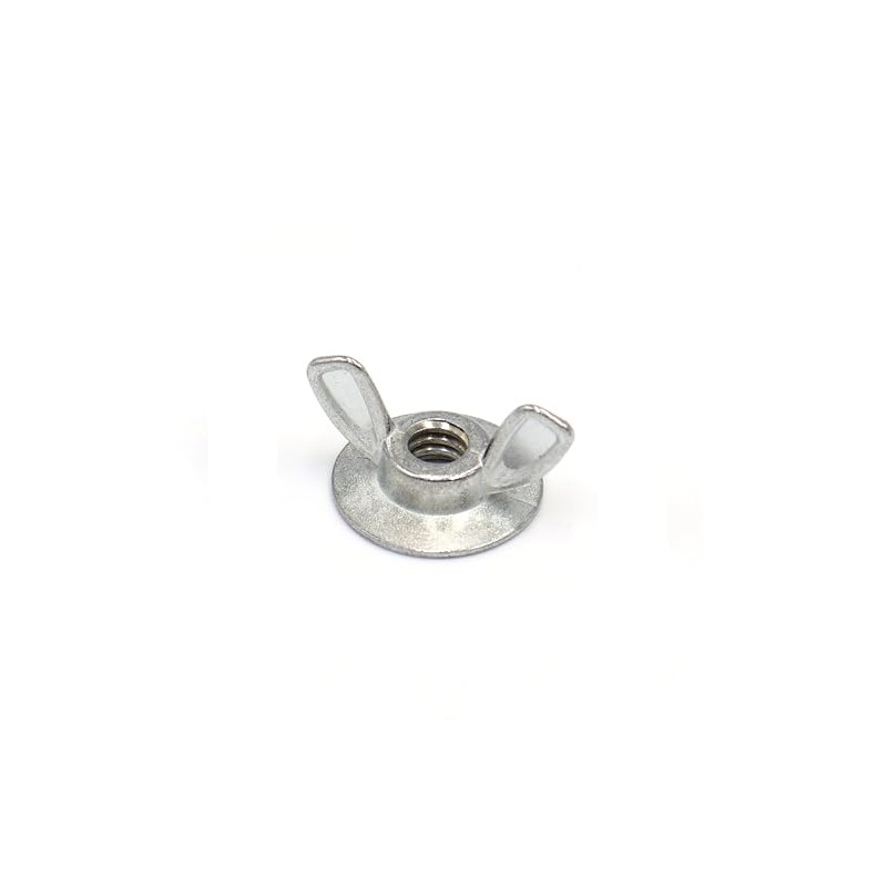 cSeao 1/4"-20 Die Cast Zinc Metal Wing Nut, Washer Base