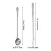 4 Pcs Pickle Fork and Olive Spoon Set for Olives