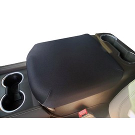 Car Console Covers Plus Made in USA Designed for GMC Yukon Denali, Yukon & Yukon XL 2021-2025 Neoprene Auto Armrest Center Console Cover Protector Black
