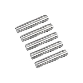 sourcing map Fully Threaded Rod M10 x 50mm 1.5mm Thread Pitch 304 Stainless Steel Right Hand Threaded Rods Bar Studs 15 Pack
