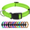 TagME Small Dog Collars, Adjustable Reflective Nylon Pet Collar with