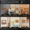Dyna-Living Folding Shower Seat Wall Mounted Fold Down Shower Seat
