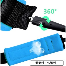 SHULLIN 2.5m Anti-lost Harness, Anti-lost Rope for Wrist, Child Safety Harness, Safety Harness, Children's Anti-lost Wrist Link Rope, 360 Degree Rotation, Stretchable, Walking, Shopping, Park,