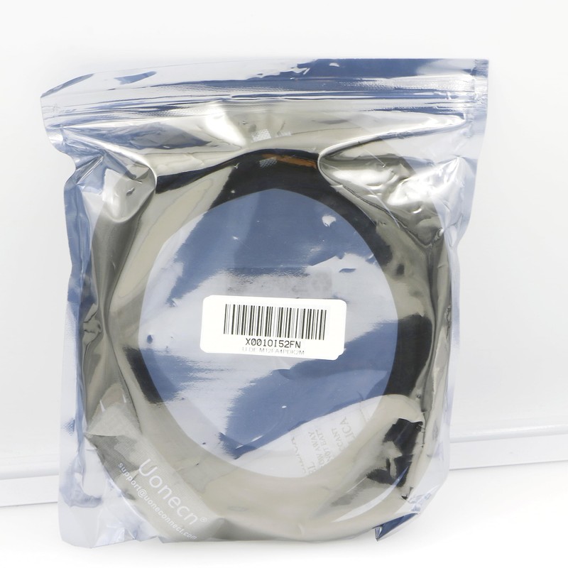 Uonecn M12 Female 4 Pin A-Code Sensor Connector PVC Aviation