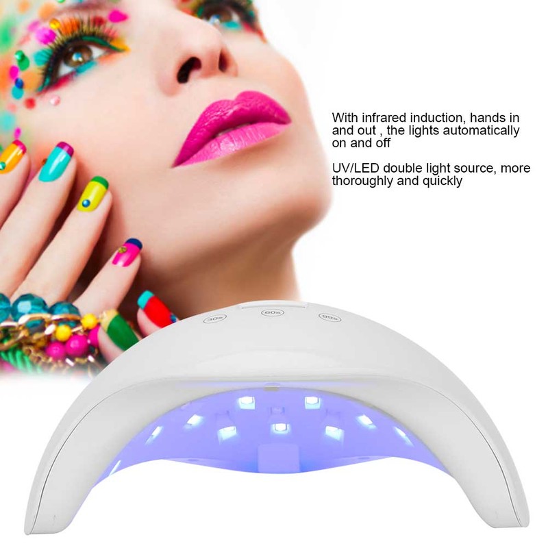 Portable Nail Art Uv LED Lamp Gel Polish Drying Curing