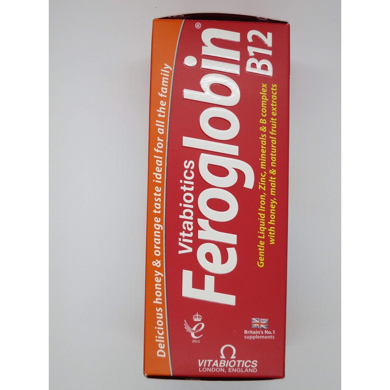 Feroglobin Vitabiotics -B12 Iron Supplement Liquid 200Ml by Feroglobin