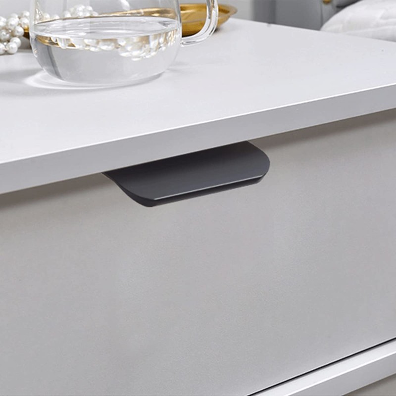 SYZOW 6 Pack Black Cabinet Pulls Kitchen Cabinet Hardware Cabinet-