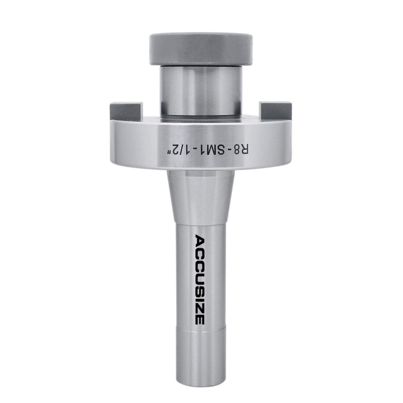 Accusize Industrial Tools Arbor: 1 1/2'', Range: 4''-5'', R8 Shank