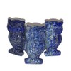 Lapislazuli Stein Eule, Steintier Lapislazuli, Edelstein Eule Lapis-Lazuli 5cm/2 inch