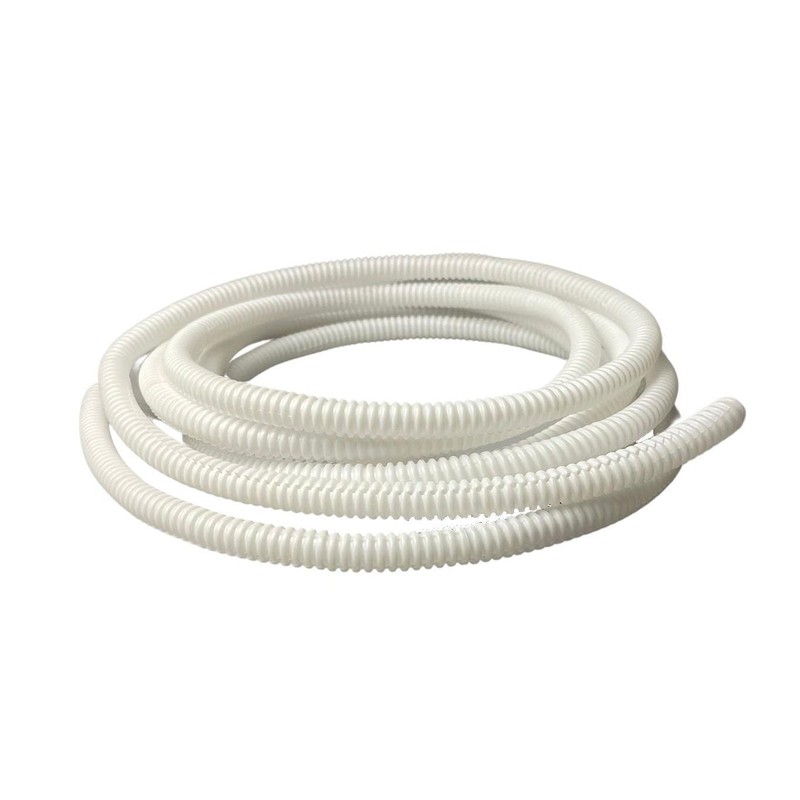 White Conduit Split Plastic Flexible Cable Tidy Solution Tube Trunking