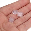 TEHAUX 10pcs Phone Port Protector, Transparent PVC Dust Plugs, Compatible