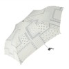 Nifty Colors Bandana Mini 55 1572OF Folding Umbrella, Off-White, Ribs,